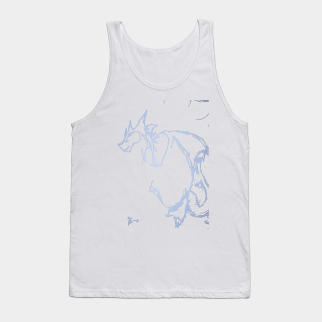 Dragon Sketch Tank Top by TriForceDesign